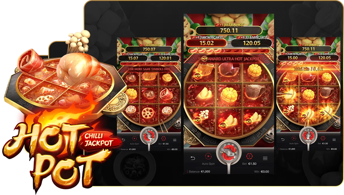 รูปแบบของเกมสล็อต Hotpot