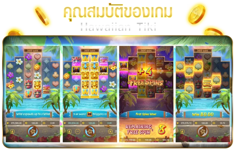 คุณสมบัติของเกมHawaiian Tiki
